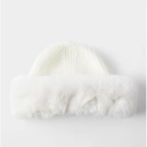 NWT Cotton on Body - Body Luxe Beanie with Faux Fur Trim